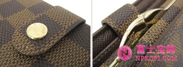 (LOUIS VUITTON)ルイヴィトン ブランドコピー ダミエがま口財布 ポルトフォイユヴィエノワ N61674